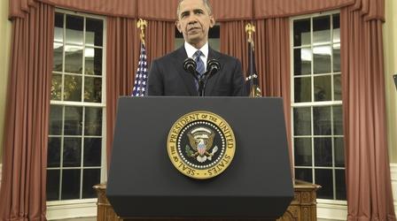 Video thumbnail: PBS NewsHour Assessing Obama’s speech and strategy on fighting terrorism