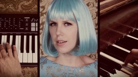 Video thumbnail: PBS NewsHour Music duo Pomplamoose take DIY to the next level