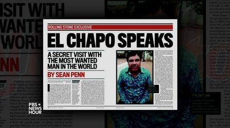 Video thumbnail: PBS NewsHour The ethics of Sean Penn's 'El Chapo' conversation