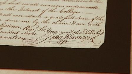 Video thumbnail: PBS NewsHour New project will put Harvard’s colonial archives online