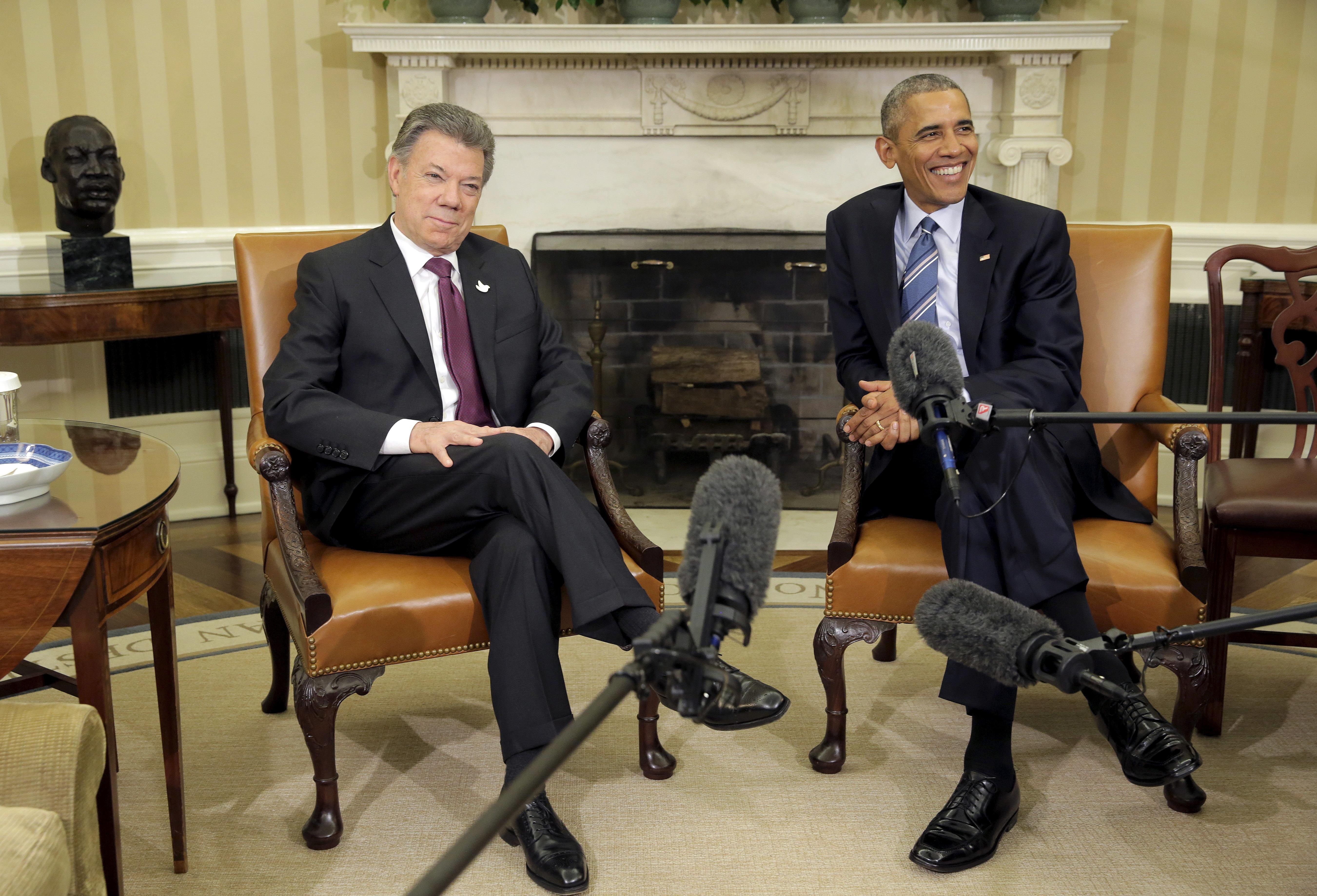 With peace on the horizon, Colombia’s president asks for aid