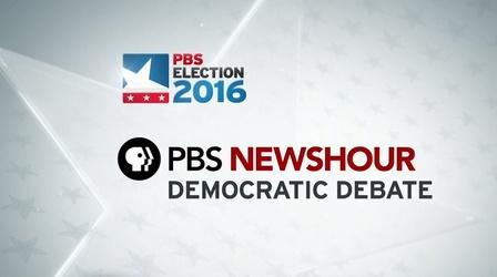 Video thumbnail: PBS NewsHour PBS NewsHour Democratic Presidential Debate