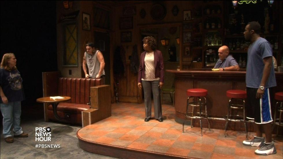 Steelworkers’ stories come to life onstage in ‘Sweat’ image
