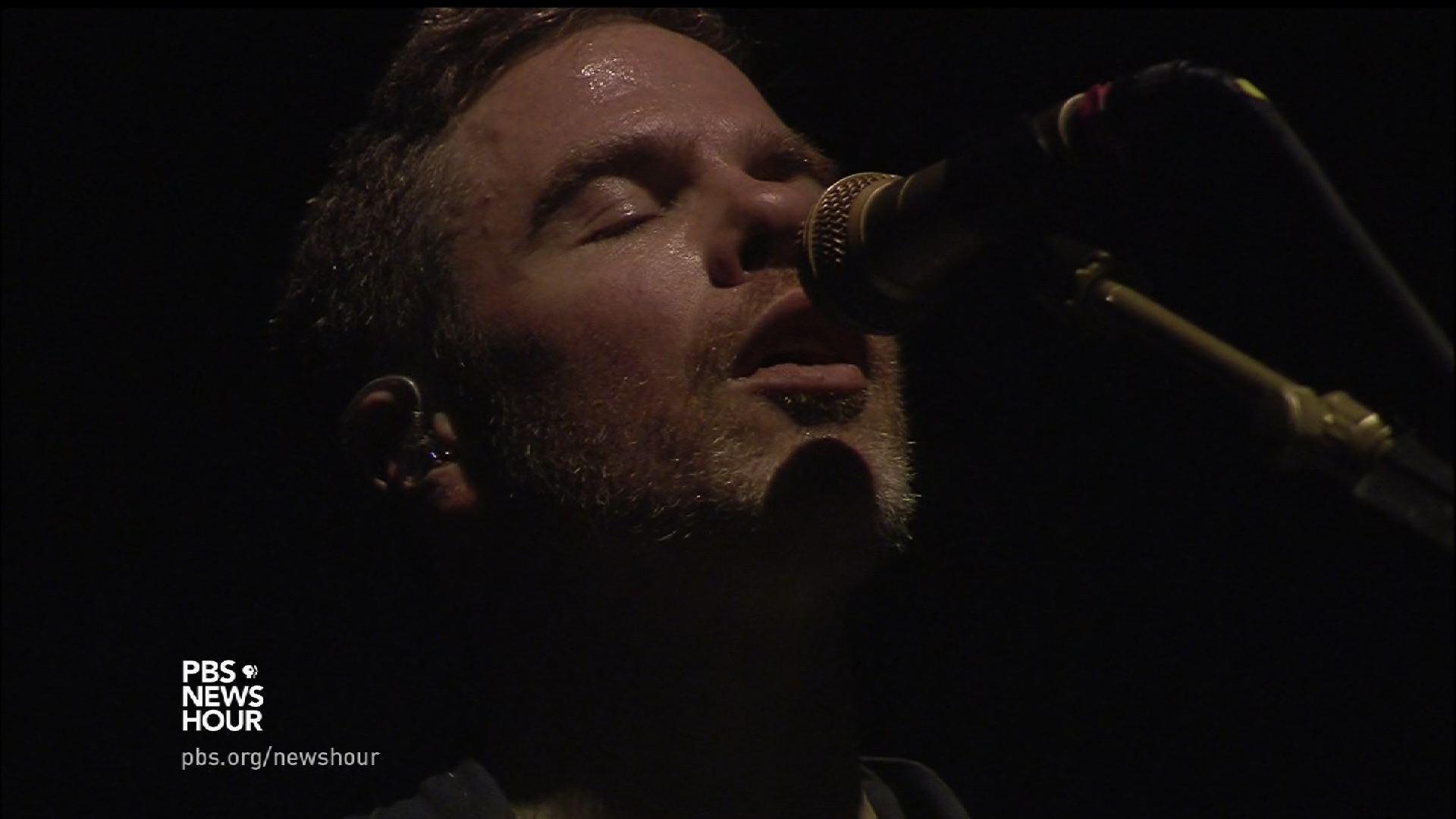 How does a singer-songwriter deal with self-doubt on stage?