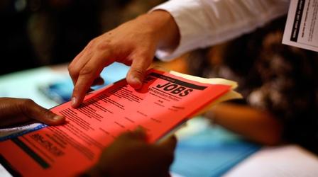 Video thumbnail: PBS NewsHour What job growth? Voters still pessimistic about the economy