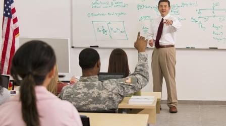 Video thumbnail: PBS NewsHour When veterans enroll, they’re not just students