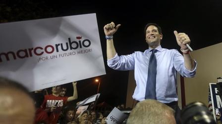 Video thumbnail: PBS NewsHour Can home-field advantage boost Rubio and Kasich?