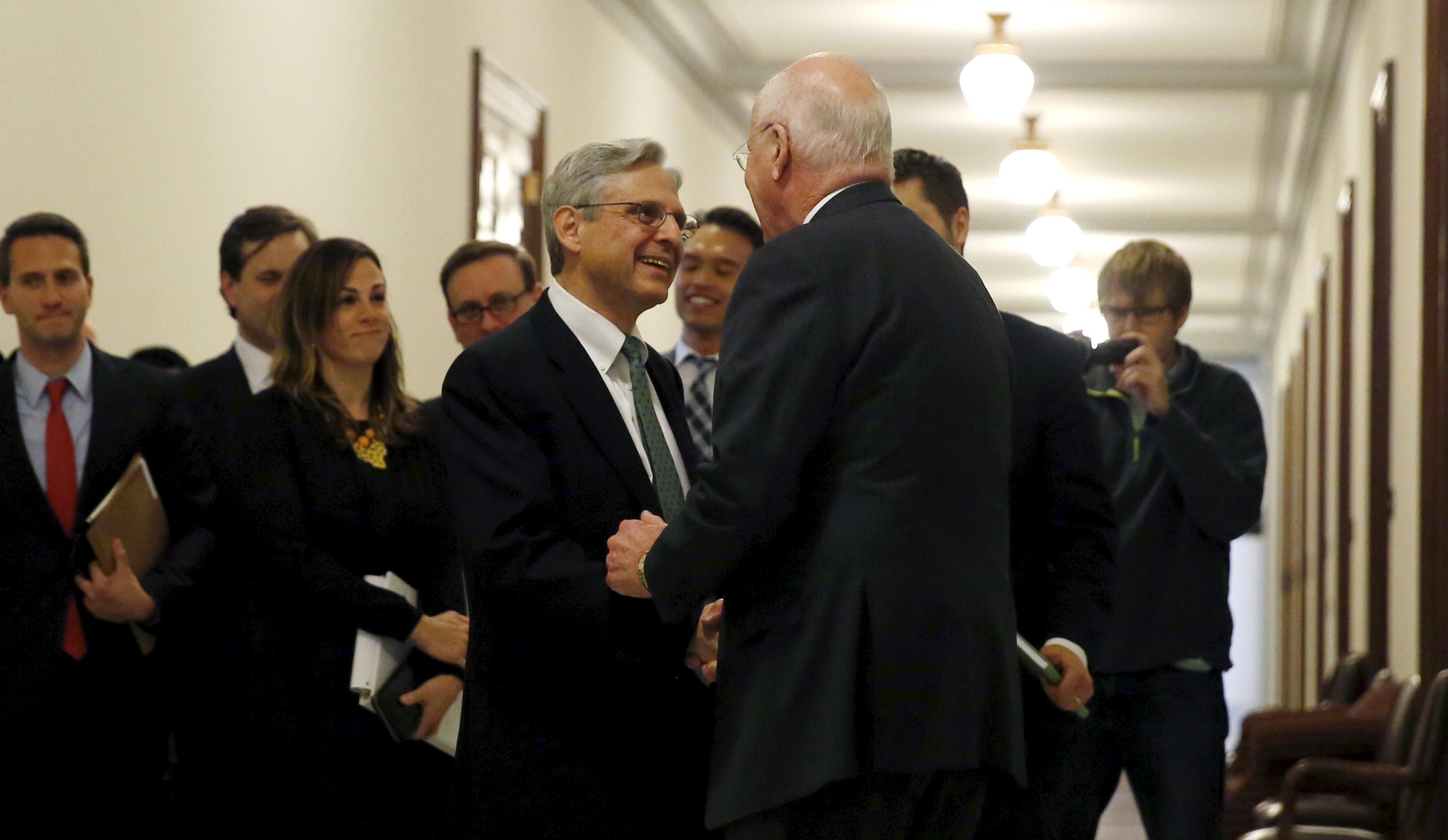 Supreme Court nominee meets with Congressional Democrats