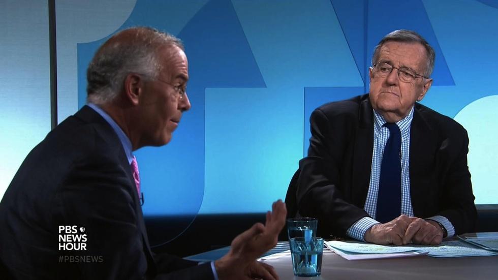 Shields and Brooks on front-runner support sagging in Wisc. image
