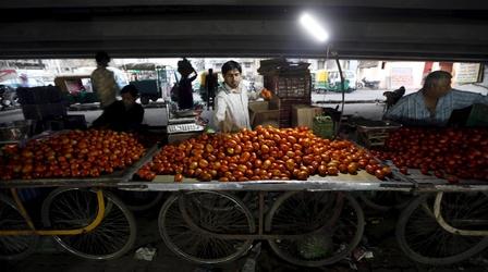Video thumbnail: PBS NewsHour Empowering India's street vendors as entrepreneurs