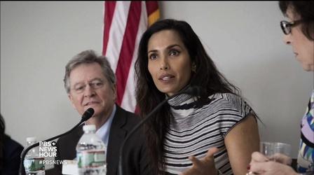 Video thumbnail: PBS NewsHour Padma Lakshmi on the best part of being a model