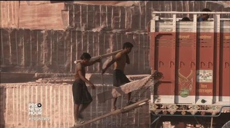 Video thumbnail: PBS NewsHour Mining conditions trap Indian workers with lung disease