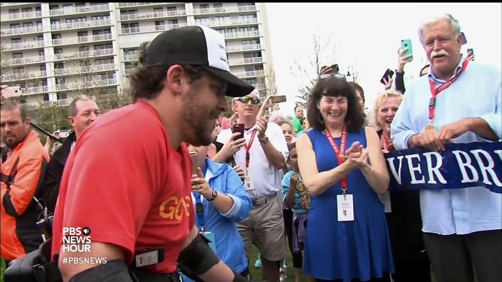 How robotics helped a paralyzed man cross the finish line image