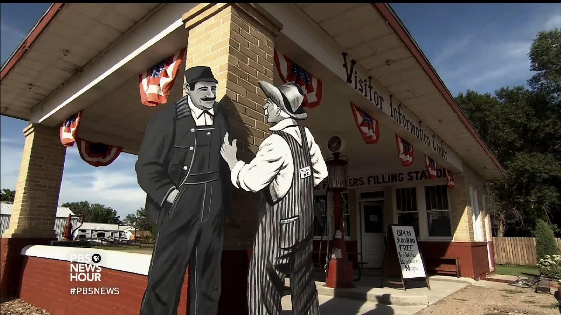 Artist Boosts Declining Population With Cut-out Villagers | PBS ...