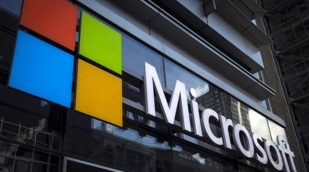 Video thumbnail: PBS NewsHour Microsoft sues DOJ over demands for access to customer data