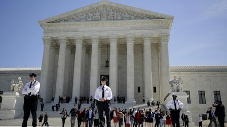 Video thumbnail: PBS NewsHour Supreme Court weighs presidential power in immigration case