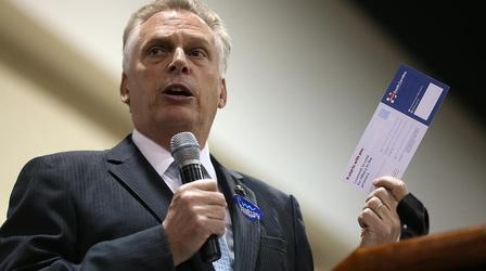 Video thumbnail: PBS NewsHour Va. governor: Felons who've paid their debt deserve to vote