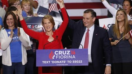 Video thumbnail: PBS NewsHour Trump shares worldview as Cruz rolls out running mate