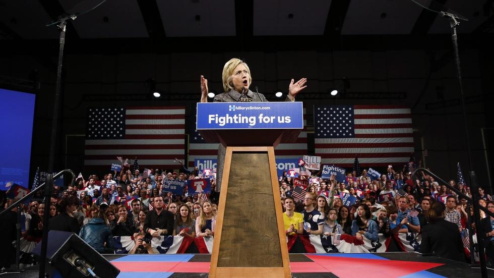 Race shifts toward conventions with Clinton, Trump leading image