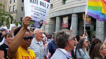 Video thumbnail: PBS NewsHour How N.C.'s bathroom law sparked a business backlash
