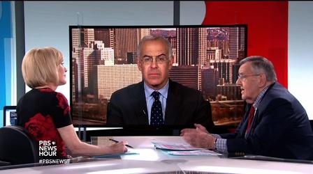 Video thumbnail: PBS NewsHour Shields and Brooks on Trump’s primary sweep