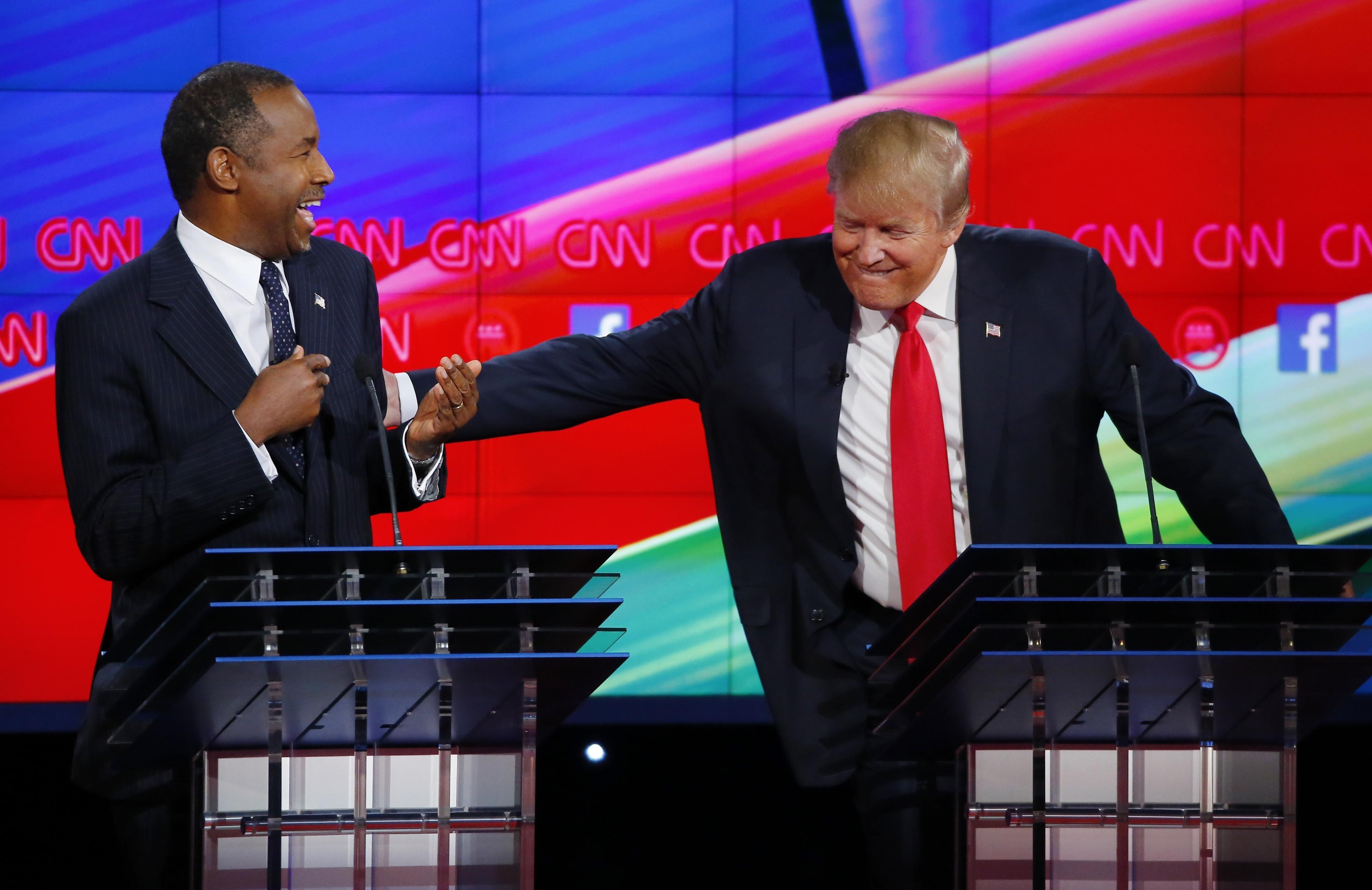 Ben Carson turns from competitor to Trump team member