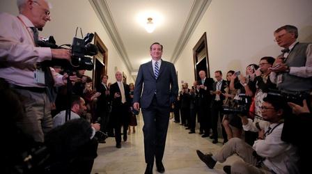 Video thumbnail: PBS NewsHour Cruz forces still question Donald Trump’s conservative cred