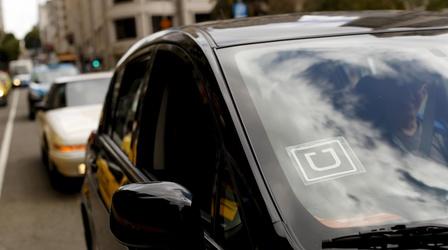 Video thumbnail: PBS NewsHour Uber hits major speed bumps across the U.S.