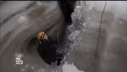 Scientist chases waterfalls in depths of vast glaciers