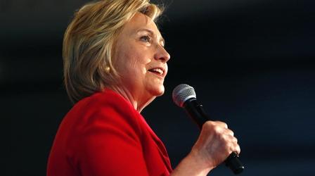 Video thumbnail: PBS NewsHour Hillary Clinton barnstorms Kentucky, looking for big win