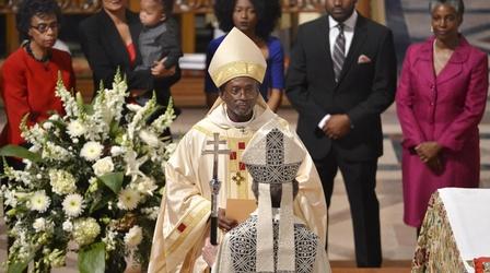 Video thumbnail: PBS NewsHour New Episcopal church leader reflects on church challenges