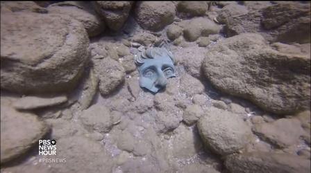 Video thumbnail: PBS NewsHour Divers find ancient Roman shipwreck off Israel’s coast