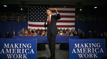 Video thumbnail: PBS NewsHour Obama to highlight economic progress in NewsHour town hall