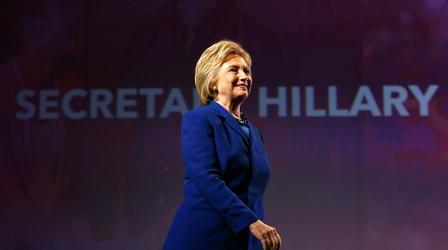 Video thumbnail: PBS NewsHour Clinton vows ‘to unify;’ Trump touts religious freedom