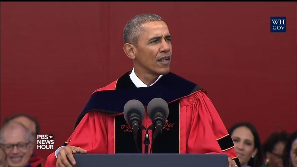 The president and a middle schooler among best grad speakers image