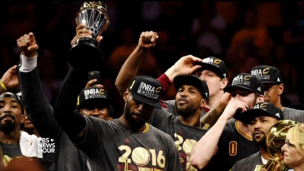 Cavaliers win Cleveland its first sports title in 52 years image