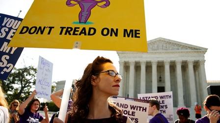 Video thumbnail: PBS NewsHour Abortion rights activists hail Supreme Court ruling