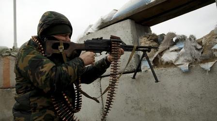 Video thumbnail: PBS NewsHour Desire to break free keeps Donetsk fighting?
