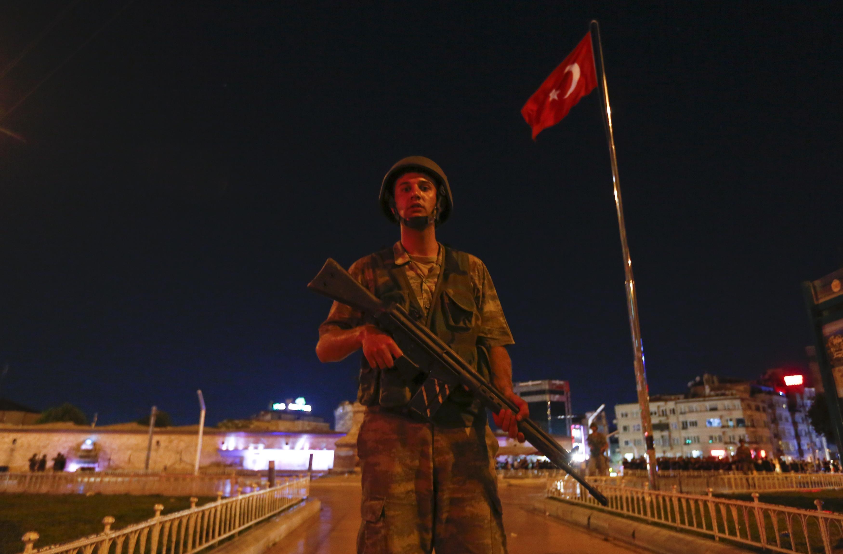 Turkish military says it has taken control of country