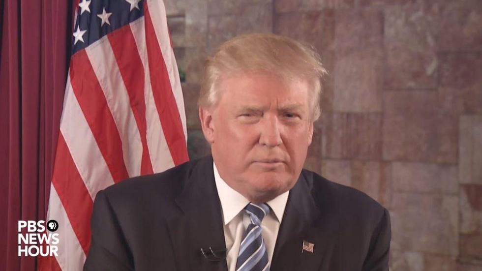 Watch Donald Trump address delegates on day two image
