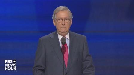 Video thumbnail: PBS NewsHour Watch Mitch McConnell's full speech at RNC 2016
