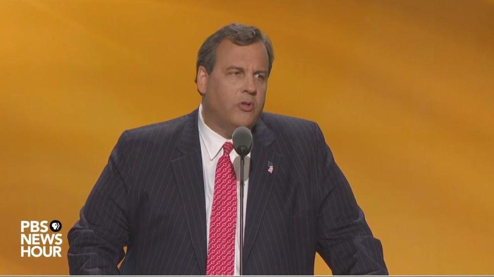 Chris Christie at the 2016 Republican National Convention image