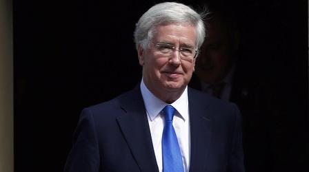 Video thumbnail: PBS NewsHour UK defense secretary on momentum in defeating ISIS