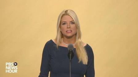 Video thumbnail: PBS NewsHour Watch Florida Attorney General Pam Bondi speak at 2016 RNC