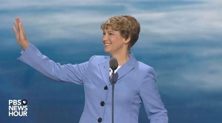Video thumbnail: PBS NewsHour Watch retired astronaut Eileen Collins speak at the 2016 RNC