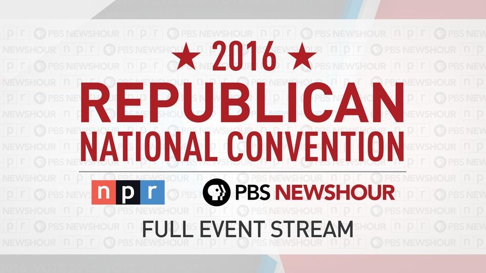 PBS NewsHour/NPR RNC Special - Day 3 image