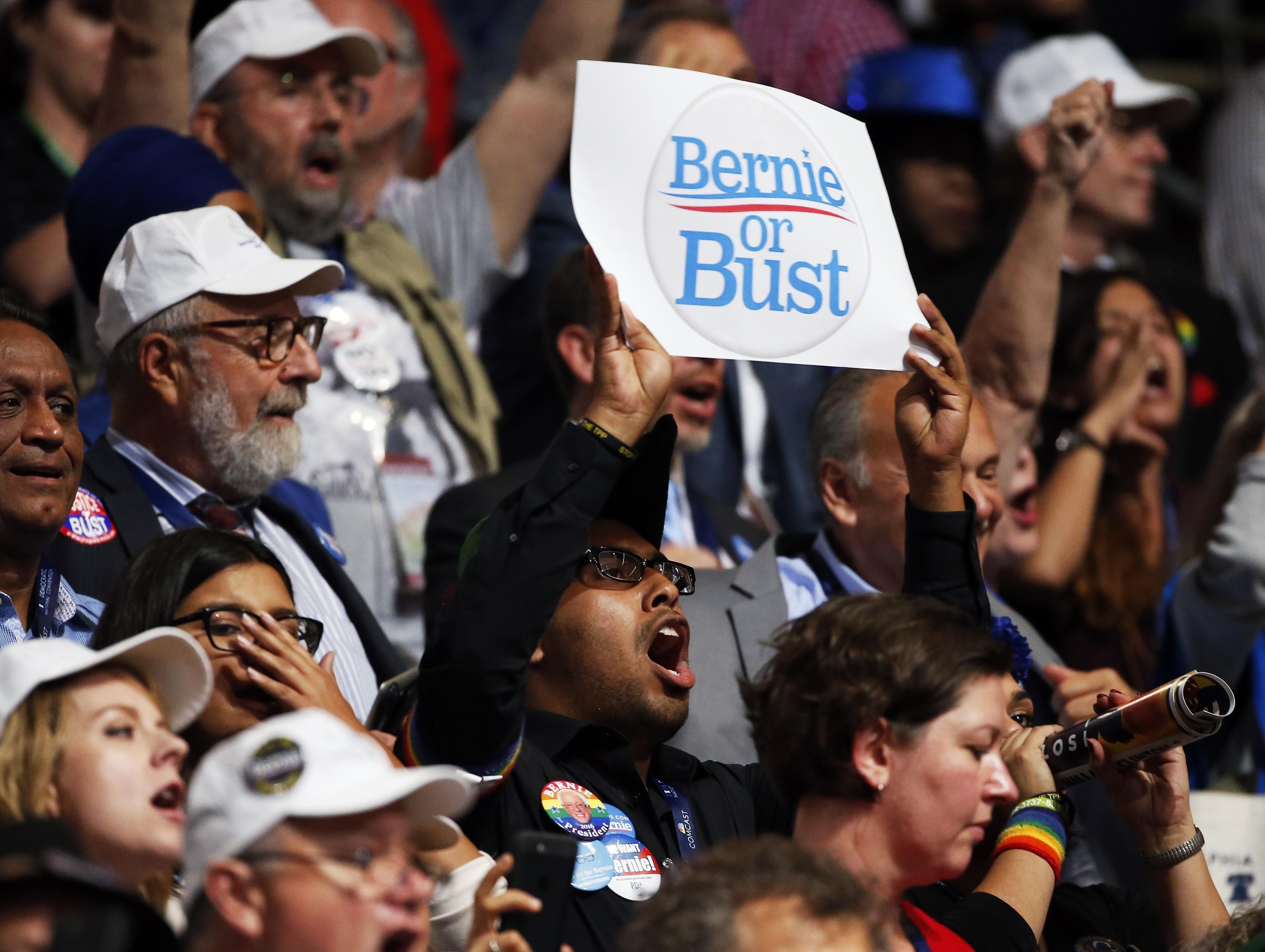 Can Hillary Clinton win over the Bernie Sanders booers?