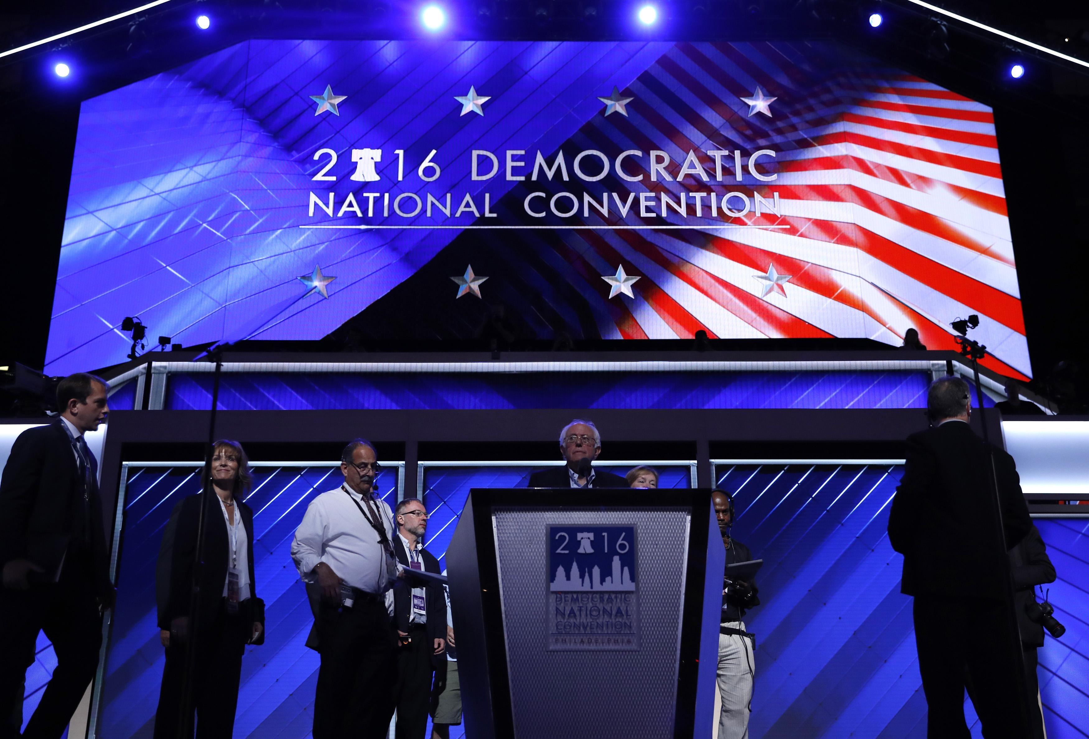 Calls for unity compete with cries of foul at DNC