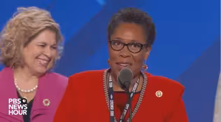 Rep. Marcia Fudge speaks at the 2016 DNC