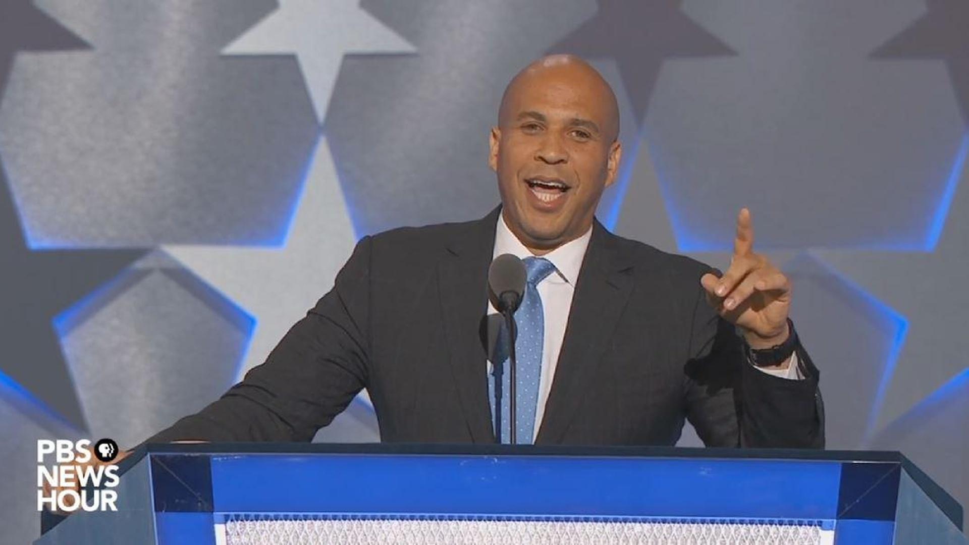 Watch Sen. Cory Booker’s full speech at the 2016 DNC PBS NewsHour